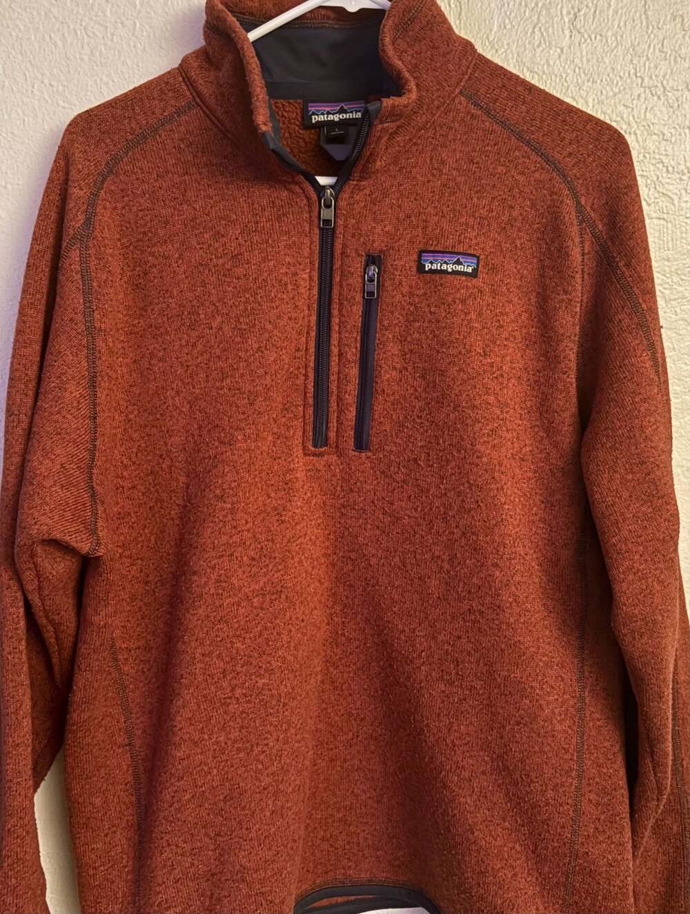 Patagonia Better Sweater 1/4-Zip Fleece Pullover in Barn Red